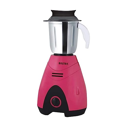 Baltra Tiger BMG-151 750-Watt Mixer Grinder 3 Jars(Pink/Black) (ISI Certified, 2year warranty with Doorstep Service) Baltra Tiger BMG-151 750-Watt Mixer Grinder 3 Jars(Pink/Black) (ISI Certified, 2year warranty with Doorstep Service)